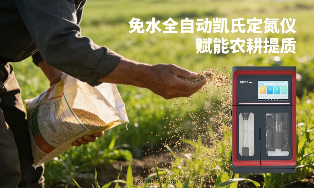 免水全自動凱氏定氮儀賦(fù)能農耕提質